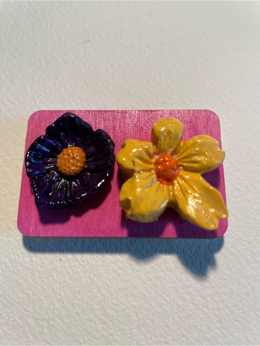 Handmade Floral Magnet